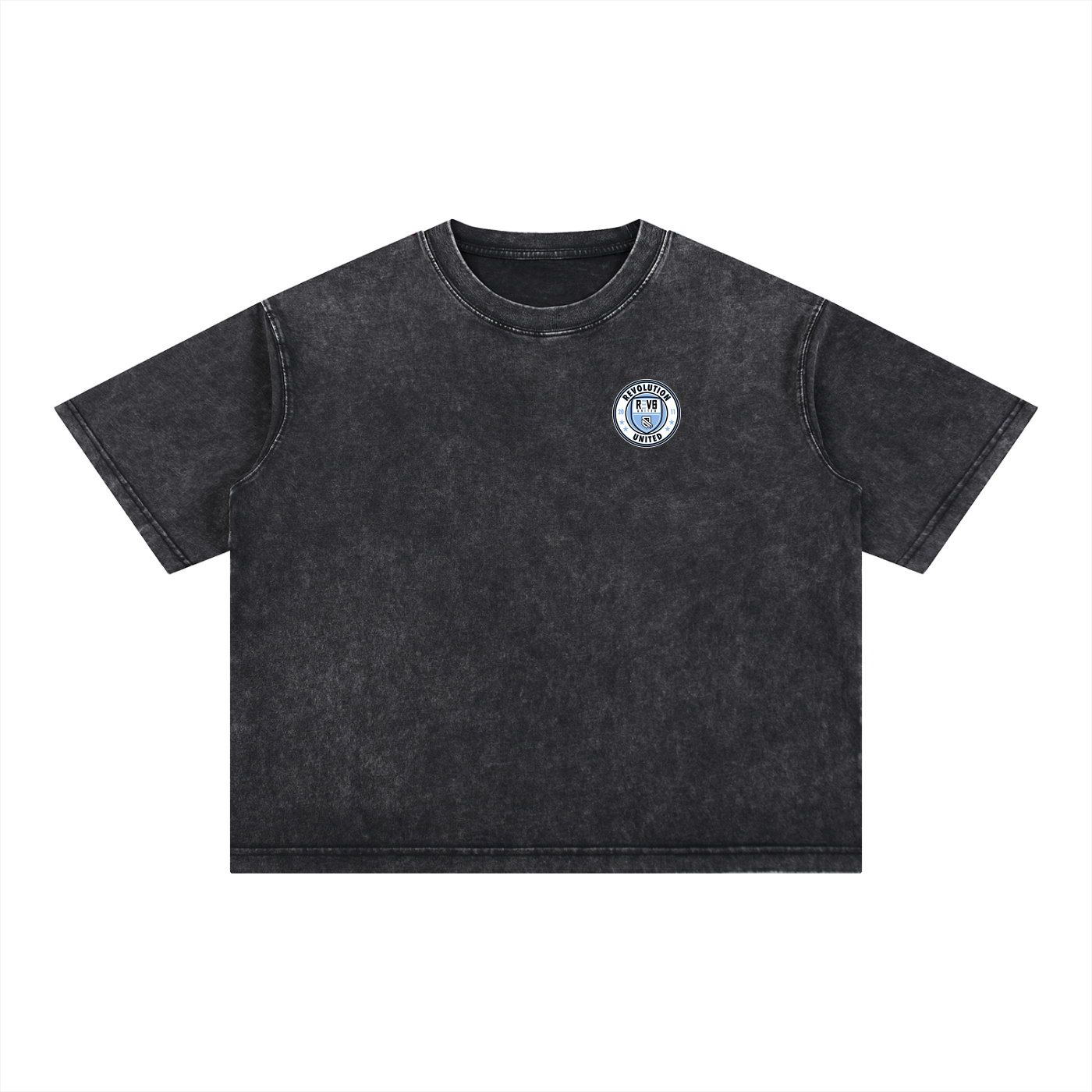 REVOLUTION MINERAL WASH BOXY COTTON T-SHIRT