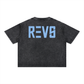 REVOLUTION MINERAL WASH BOXY COTTON T-SHIRT